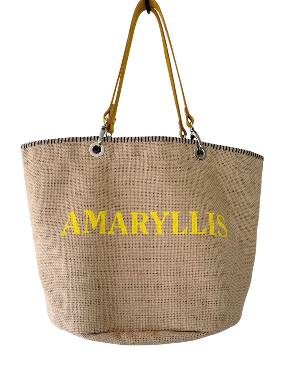 Saint James • “Amaryllis” Jute Tote Bag